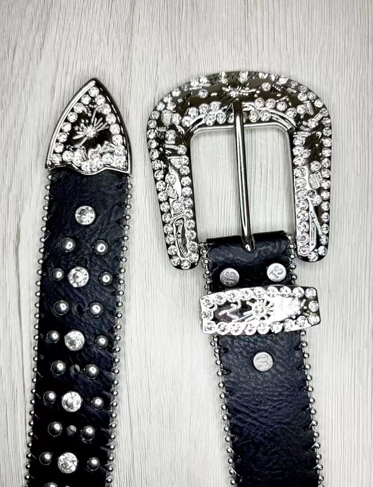 Amazon | [3TRAPX] y2k ベルト クロス 十字架 ラインストーン メンズ