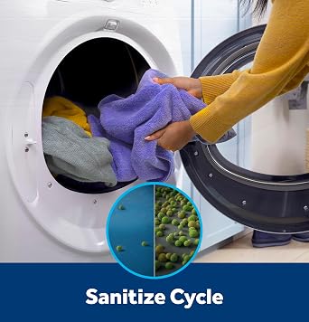 GE GFD55ESSNWW 28 Front Load Electric Dryer with 7.8 cu. ft. Capacity Built-in WiFi HE Sensor Dry and Sanitize Cycle in White