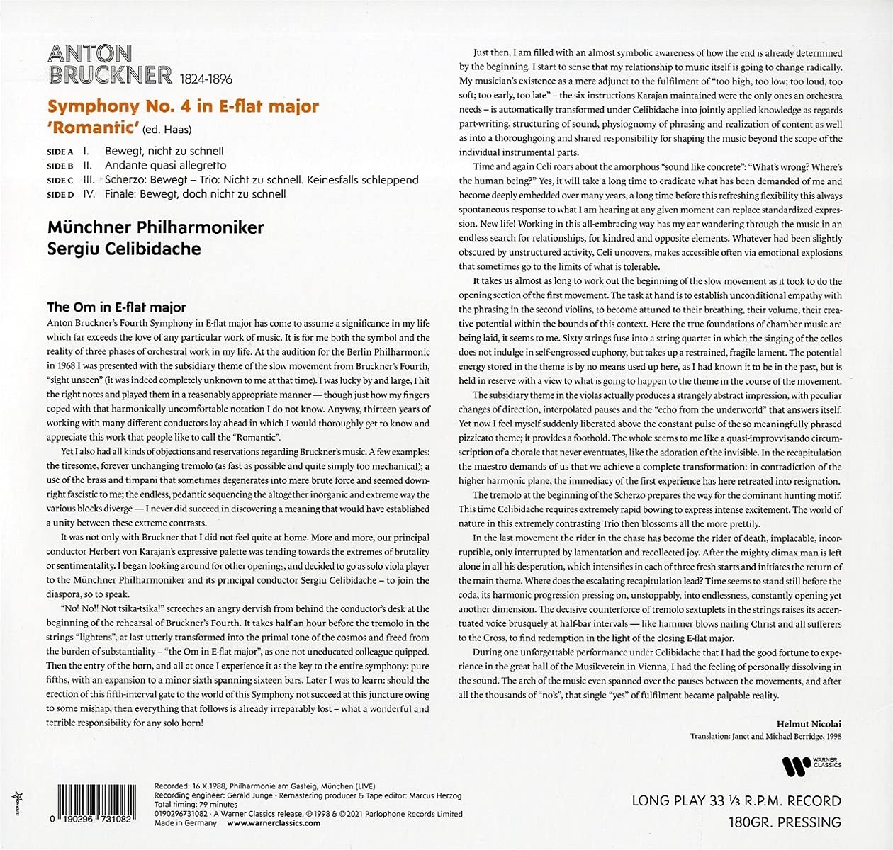 Bruckner: Symphony No. 4 Roma