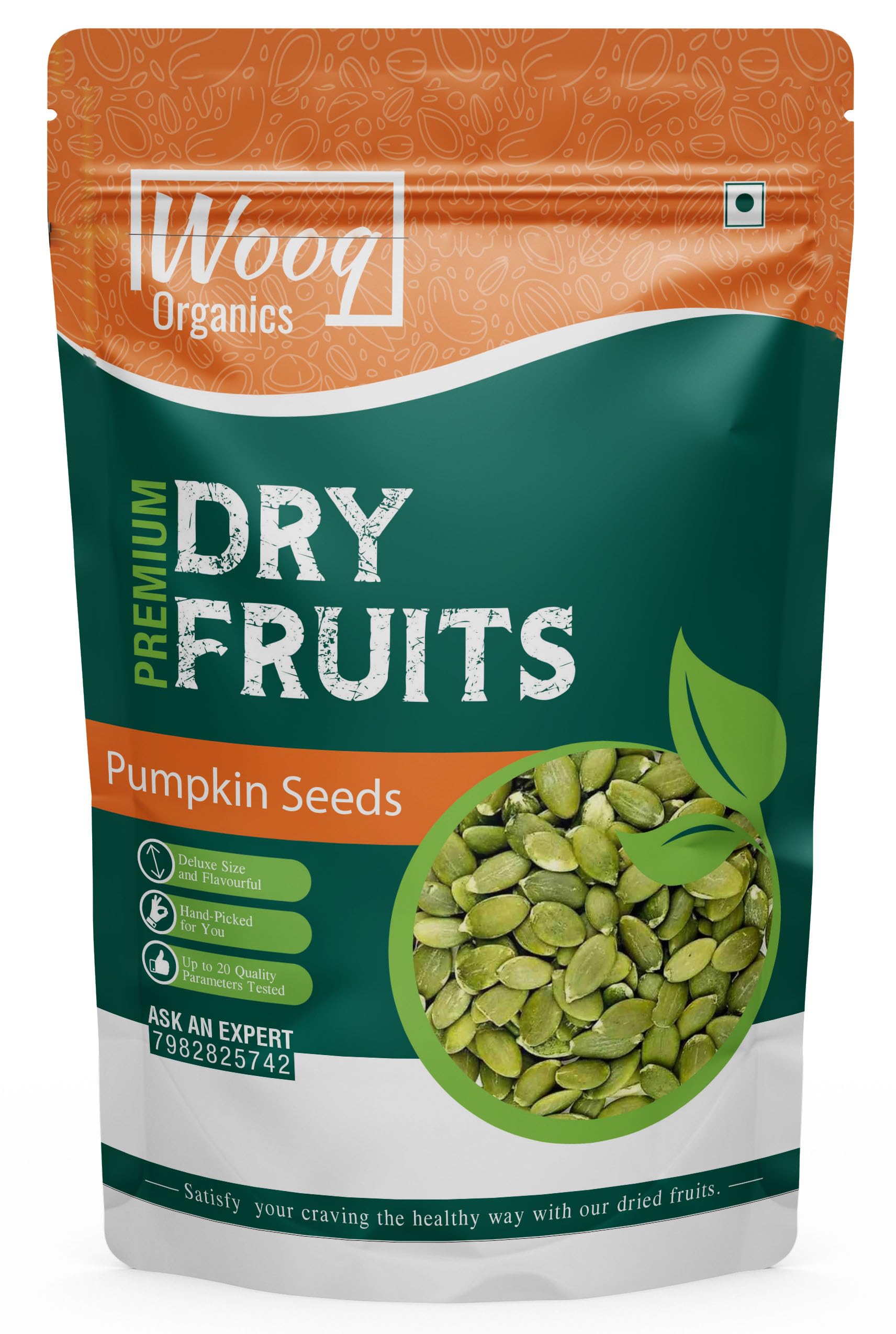 Wooq Organics Jumbo Raw Pumpkin Seeds 500g Protein and Fiber Rich Superfood (B0BN5DYHNR) Amazon Price History, Amazon Price Tracker