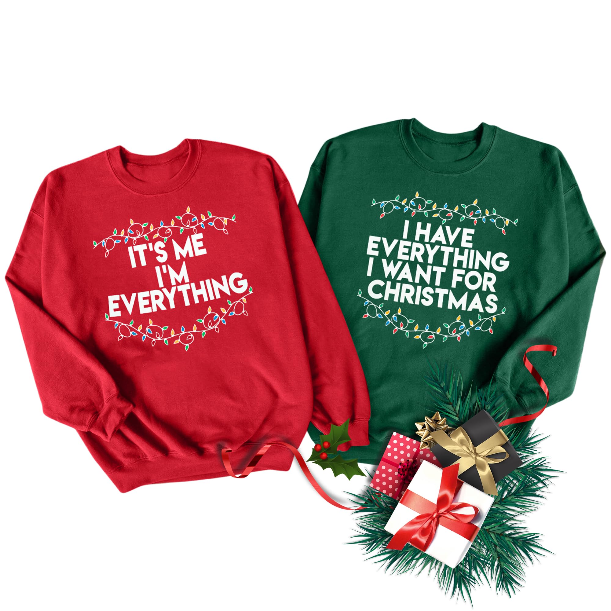 Christmas Couples Matching Sweatshirt - Matching Christmas Shirts for His Hers Funny Vacation Outfits-image-15
