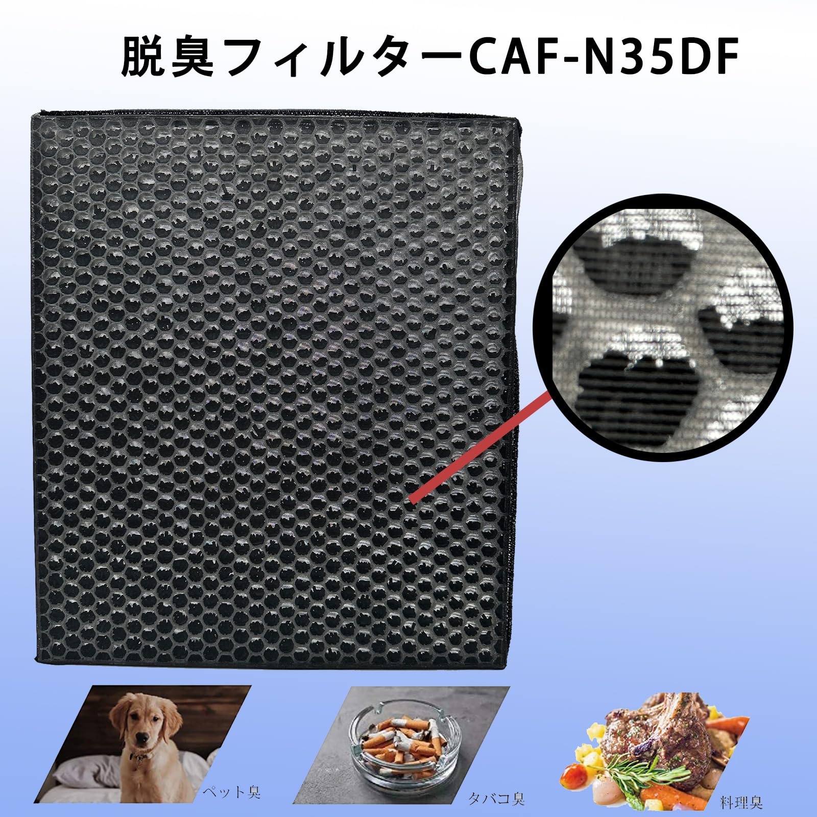 (未使用･未開封品)　東芝 空気清浄機交換用脱臭フィルター CAF-E5DF sdt40b8 TOSHIBA CAF-F5DF 東芝 空気清浄機 用の 交換用 脱臭フィルター