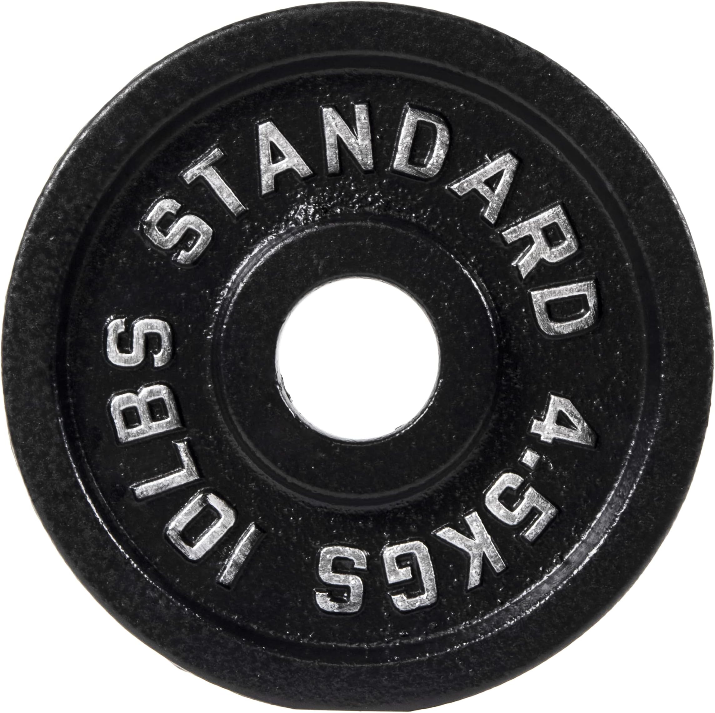 Cast Iron 2-Inch Olympic Plate Weight Plate for Strength Training and Weightlifting, Multiple Sizes