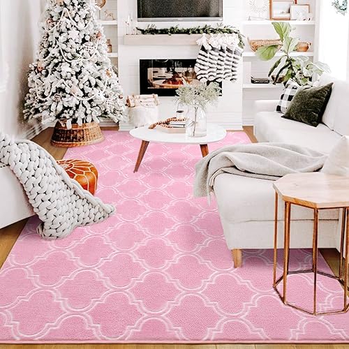 Vista 50 de HOMORE Alfombra peluda de espuma viscoelástica para sala de estar, alfombra de espuma viscoelástica de 6 x 9 pies para dormitorio de niños, alfombra