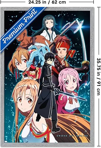 Miniatura 9 de Trends International Sword Art Online - Póster de pared de arte clave 2