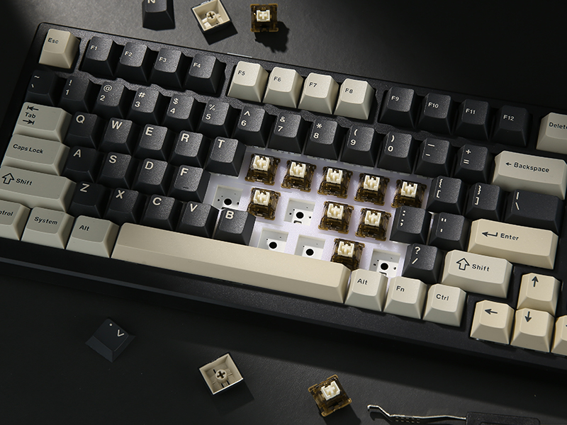 Amazon | YUNZII YZ98 99 キー メカニカル キーボード ガスケット搭載