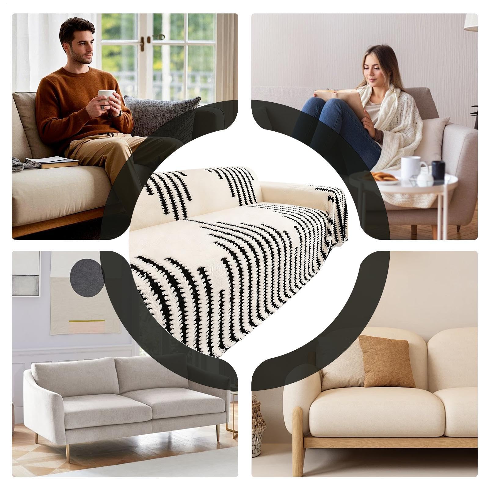 Copertura Per Divano Rivestimento Per Mobili Antiscivolo | Copertura per Sofà Calda Per Casa, Dormitorio, Appartamento, Studio, Ufficio, Hotel, E Studio