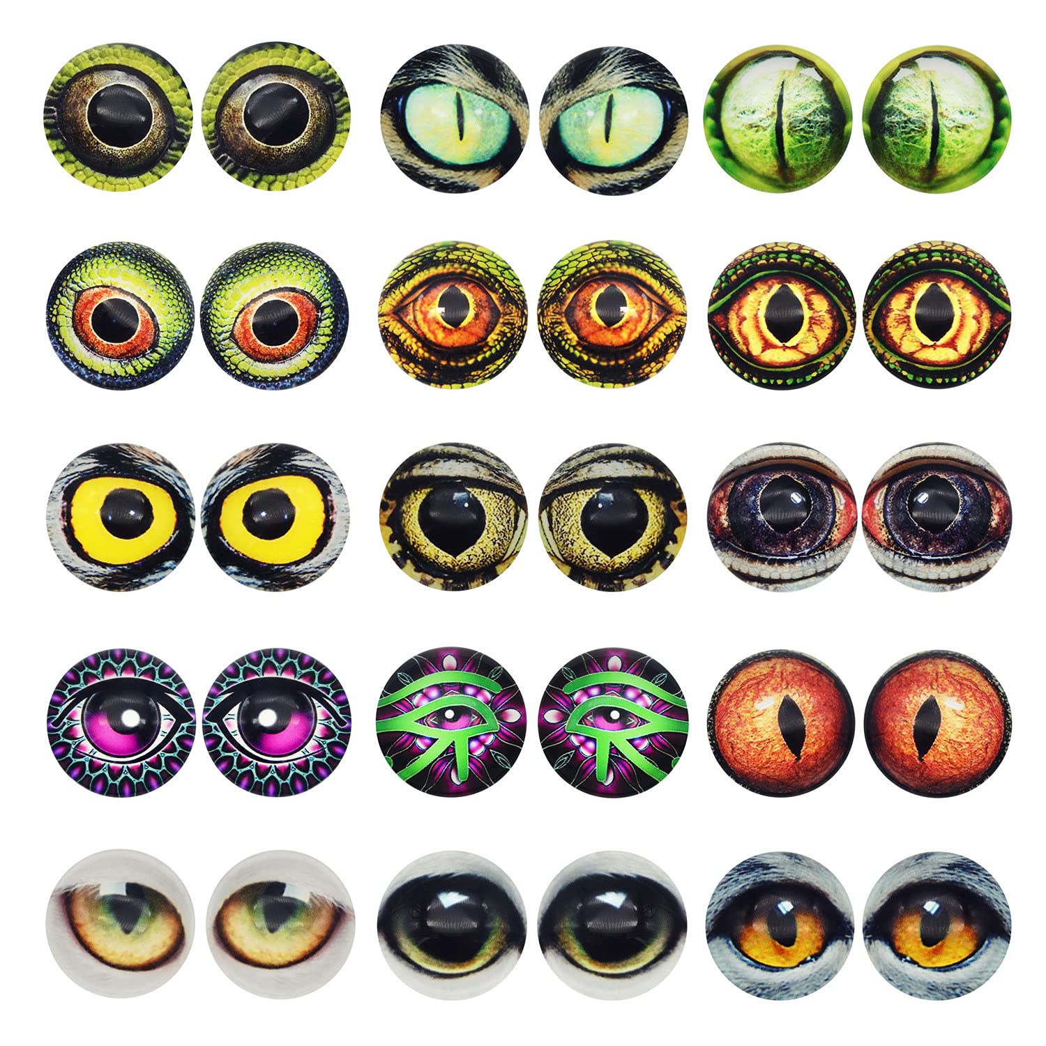 Cabochons en verre de haute transparence pour la fabrication de bijoux