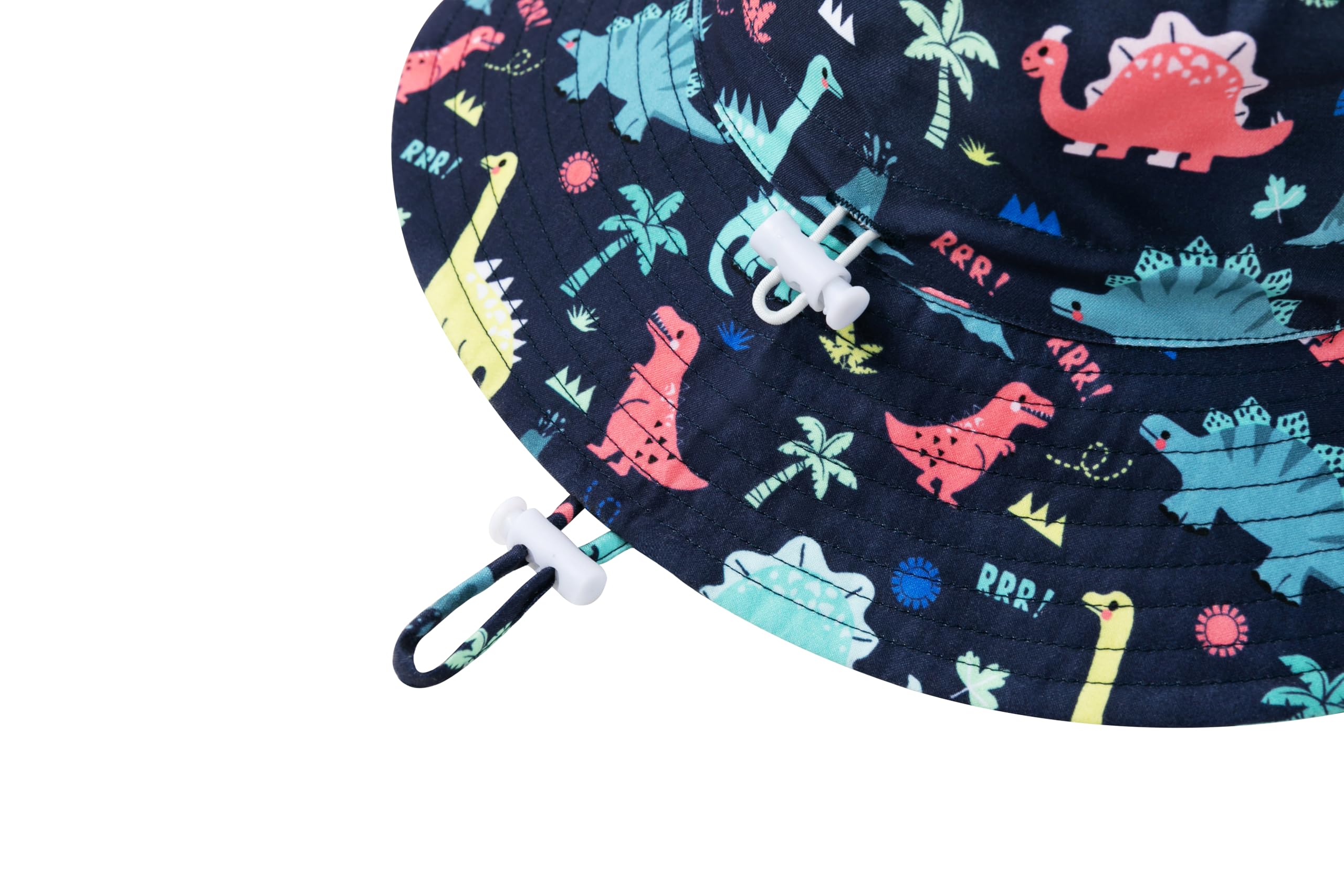 Sombrero de sol para bebé, sombrero de ala ancha, sombreros de playa para niños, protección solar UPF 50+ para niños y niñas — view 2