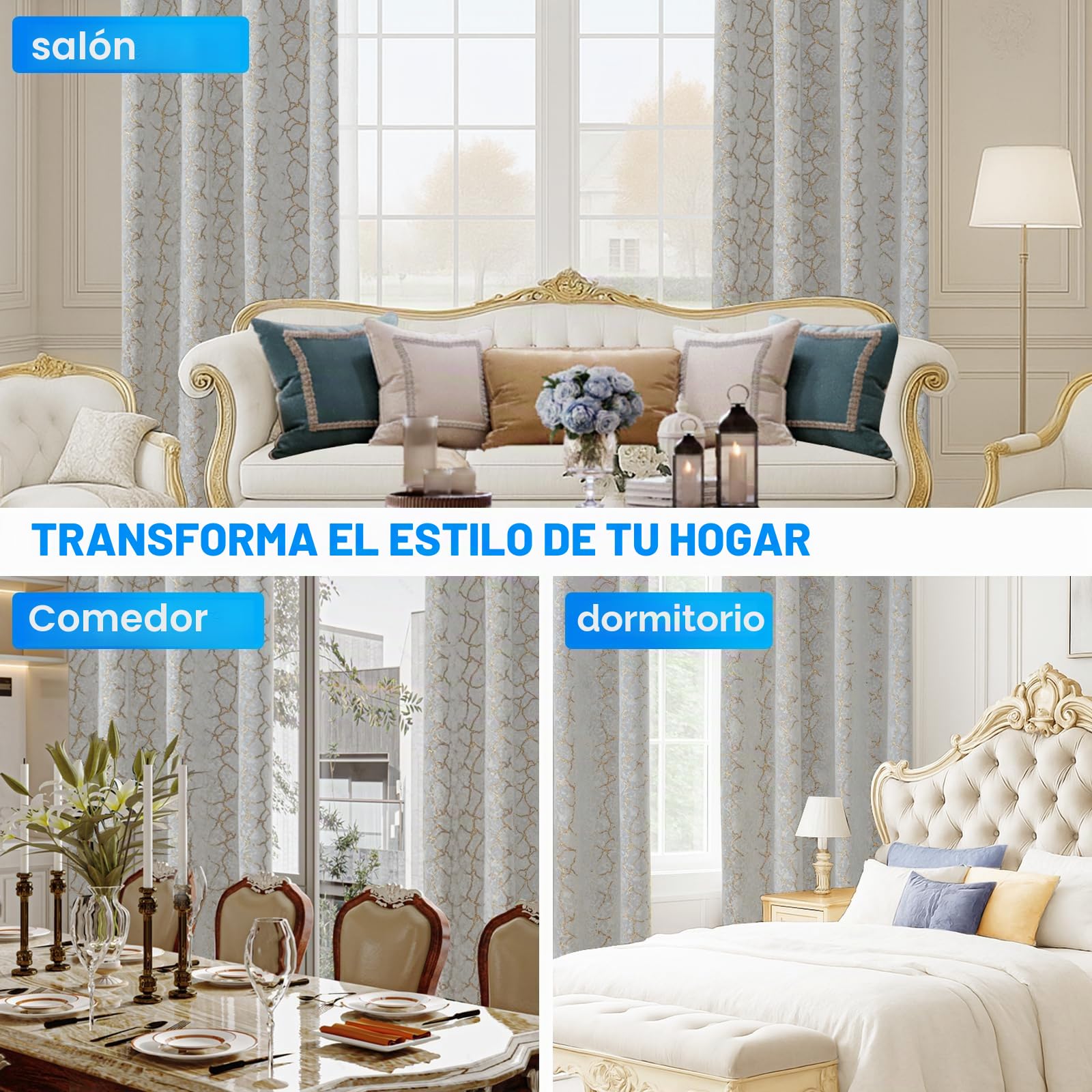 Ystyle Cortinas Salon Terciopelo 2 Piezas con Ojales, 140x260cm, Cortinas Termicas Aislantes Frio Y Calor, Modernas Suave Cortina Habitacion Terciopelo, Beige
