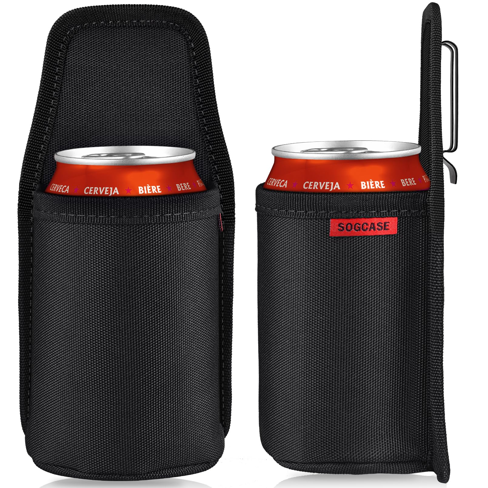 SOGCASE Beer Holster, Water Bottles Drink Belt Holder for Outdoor