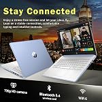 HP Stream 14" HD Business Laptop, Intel Processor N150, 16GB RAM, 1.12TB Storage (128GB UFS+1TB Docking Station Set), Intel Graphics, 720p HD Camera, Wi-Fi 6, Year Office 365, Windows 11 S, Blue