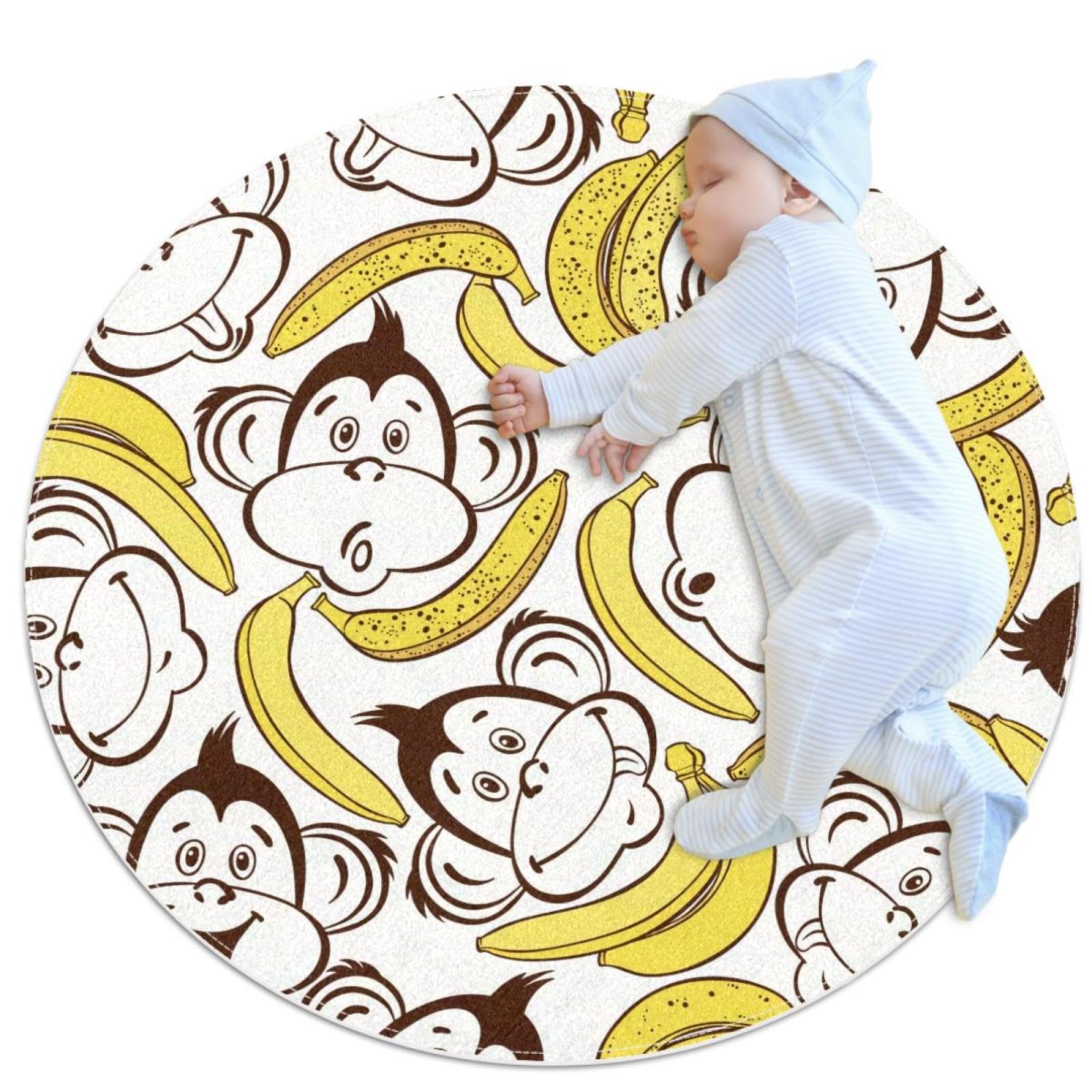 Tapis de salle de bain antidérapant jaune motif camomille