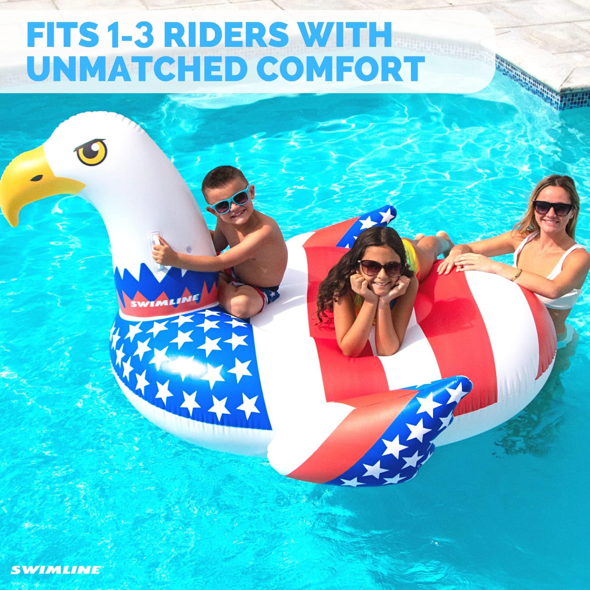 Eagle Raft Snapklik.com : SWIMLINE ORIGINAL 90700 Patriotic Americana Eagle Pool ...