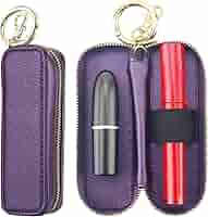 Amazon.com : Bocasal Leather Lipstick Case Holder Chapstick