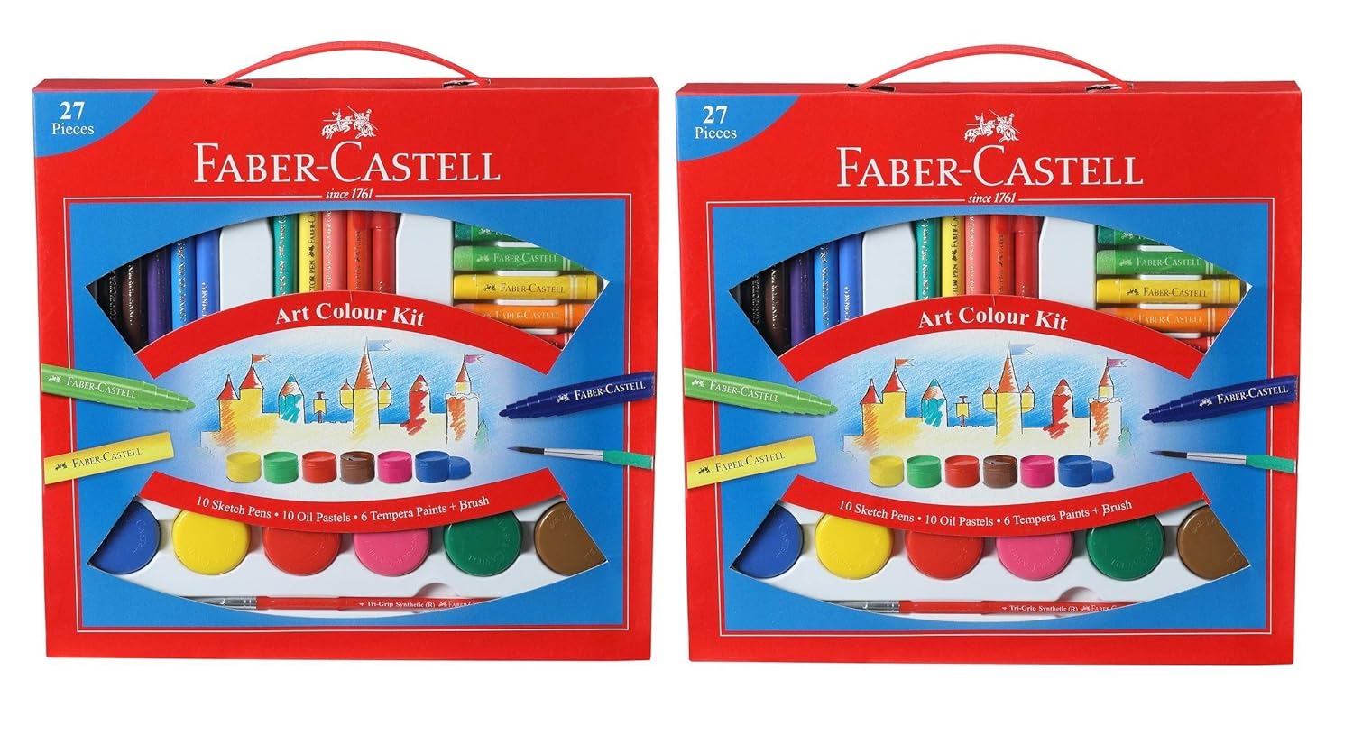 FaberCastell ART COLOUR KIT COMBO PACK Amazon.in Home & Kitchen