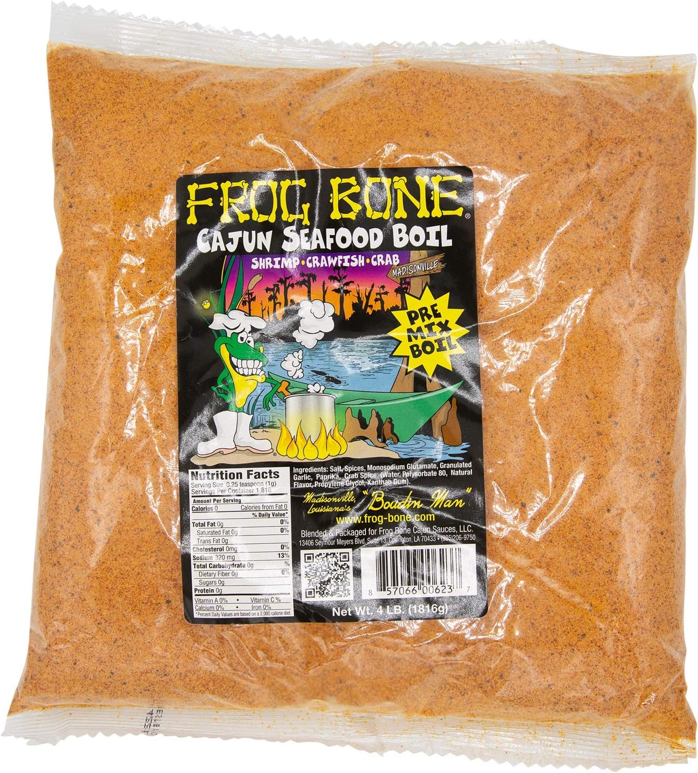 Frog Bone Cajun Seafood Boil, 4 lbs