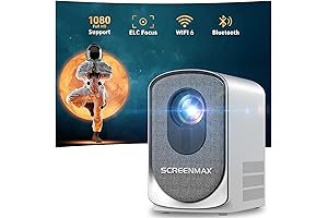 Mini Portable Projector for Outdoor Movie: Large 150-inch Screen and Enhanced 1080P Video Quality