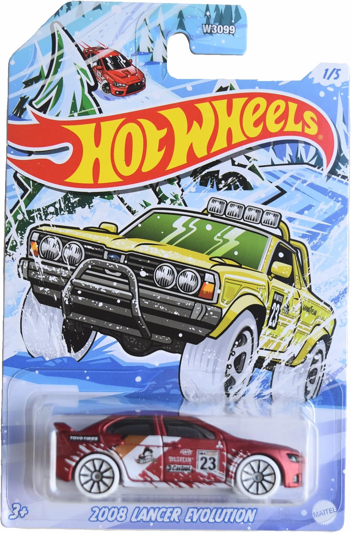 2008 Lancer Evolution, 1:64 Scale Car, Holiday Series