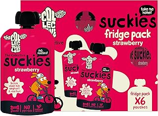 The Collective Great Dairy Suckies Strawberry Kids Yoghurt Pouch Multi-P...