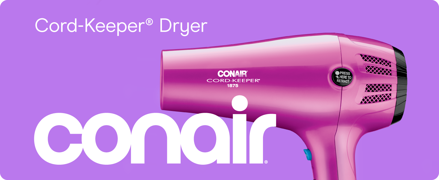 Amazon.com : Conair Cord Keeper Hair Dryer | 1875W 