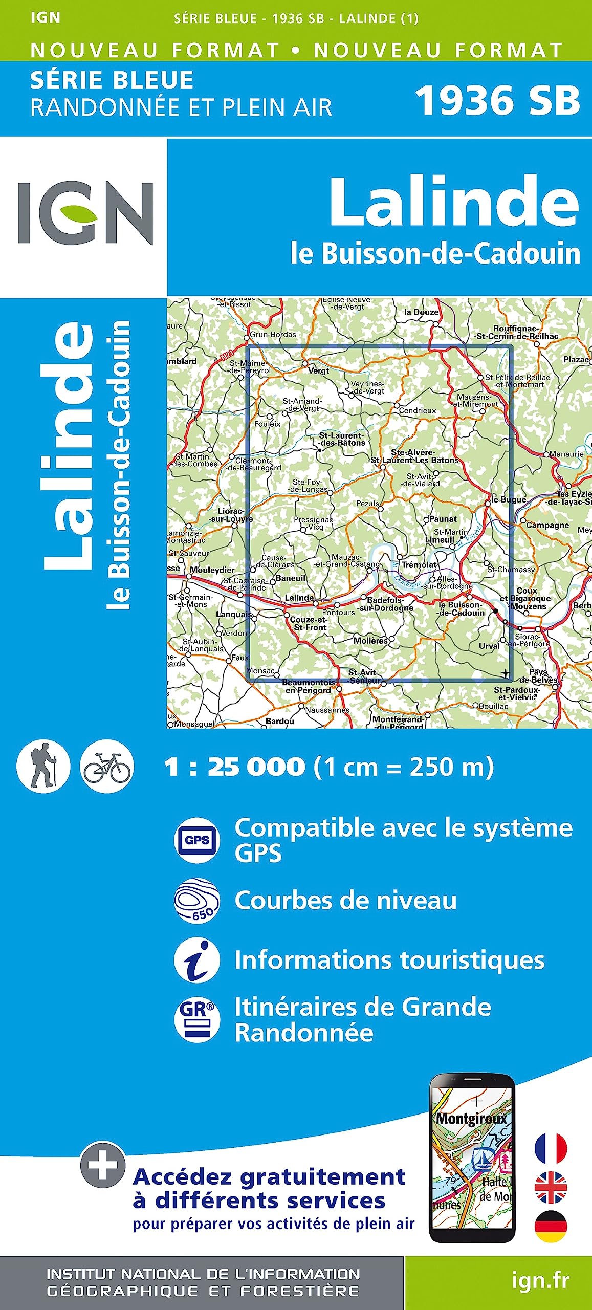 Lalinde / le Buisson-de-Cadouin: 1936 (Série Bleue)