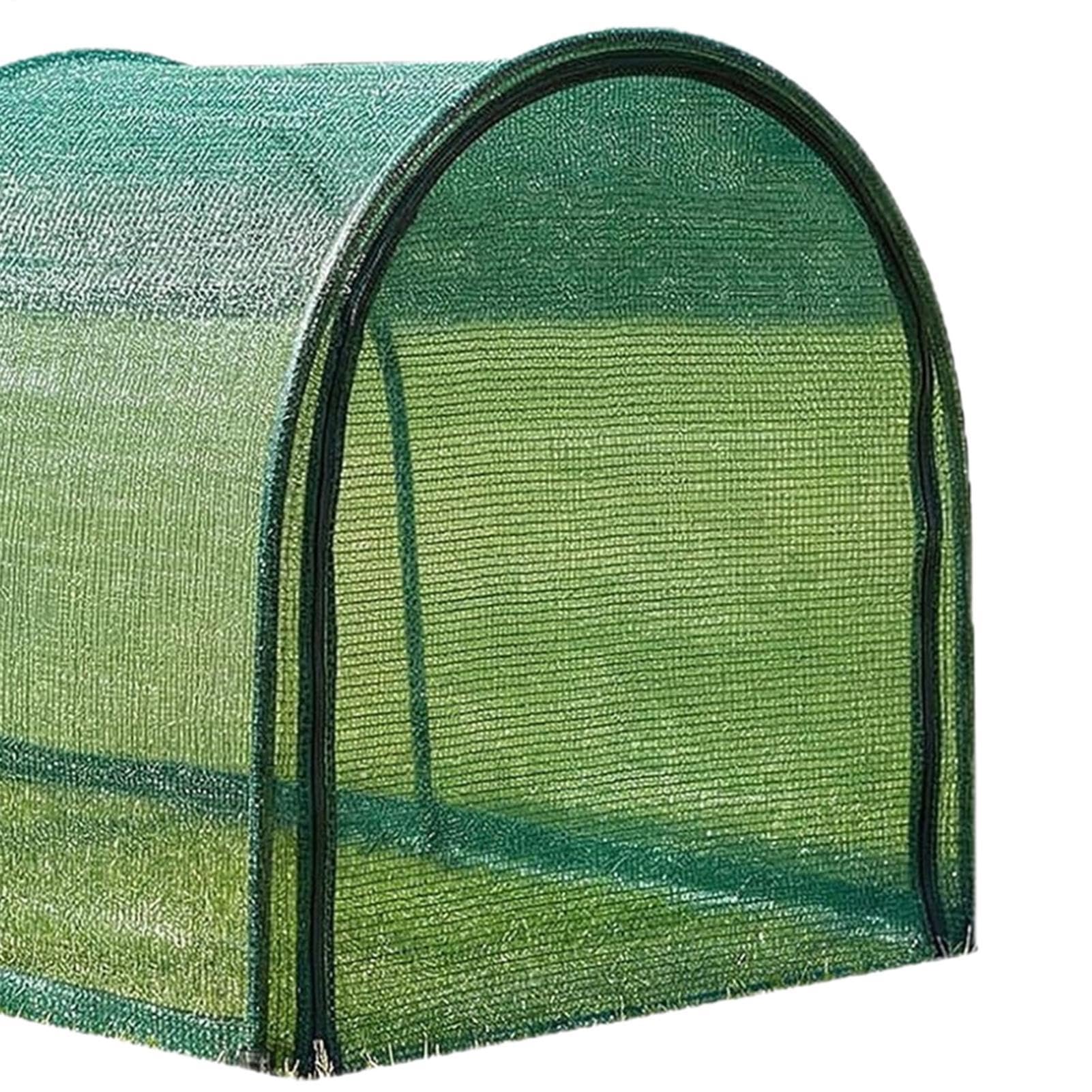 Faltbarer Hühnertunnel Faltbare Outdoor Tunnelgehege mit Gestell