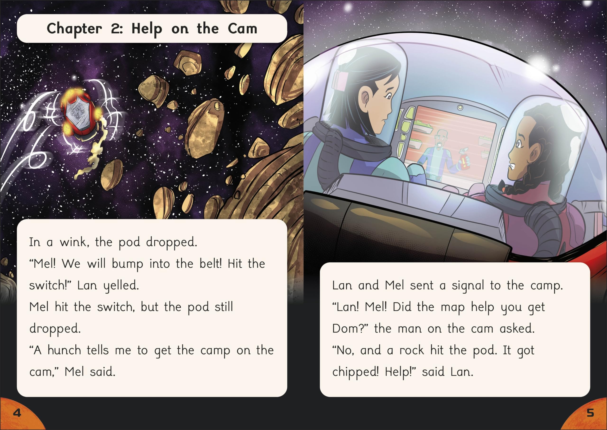 Phonic Books Mel on Mars: Decodable Books for Older Readers (CVC, Consonant Blends and Consonant Teams) (Phonic Books Catch-Up Decodable Readers) - Image 5