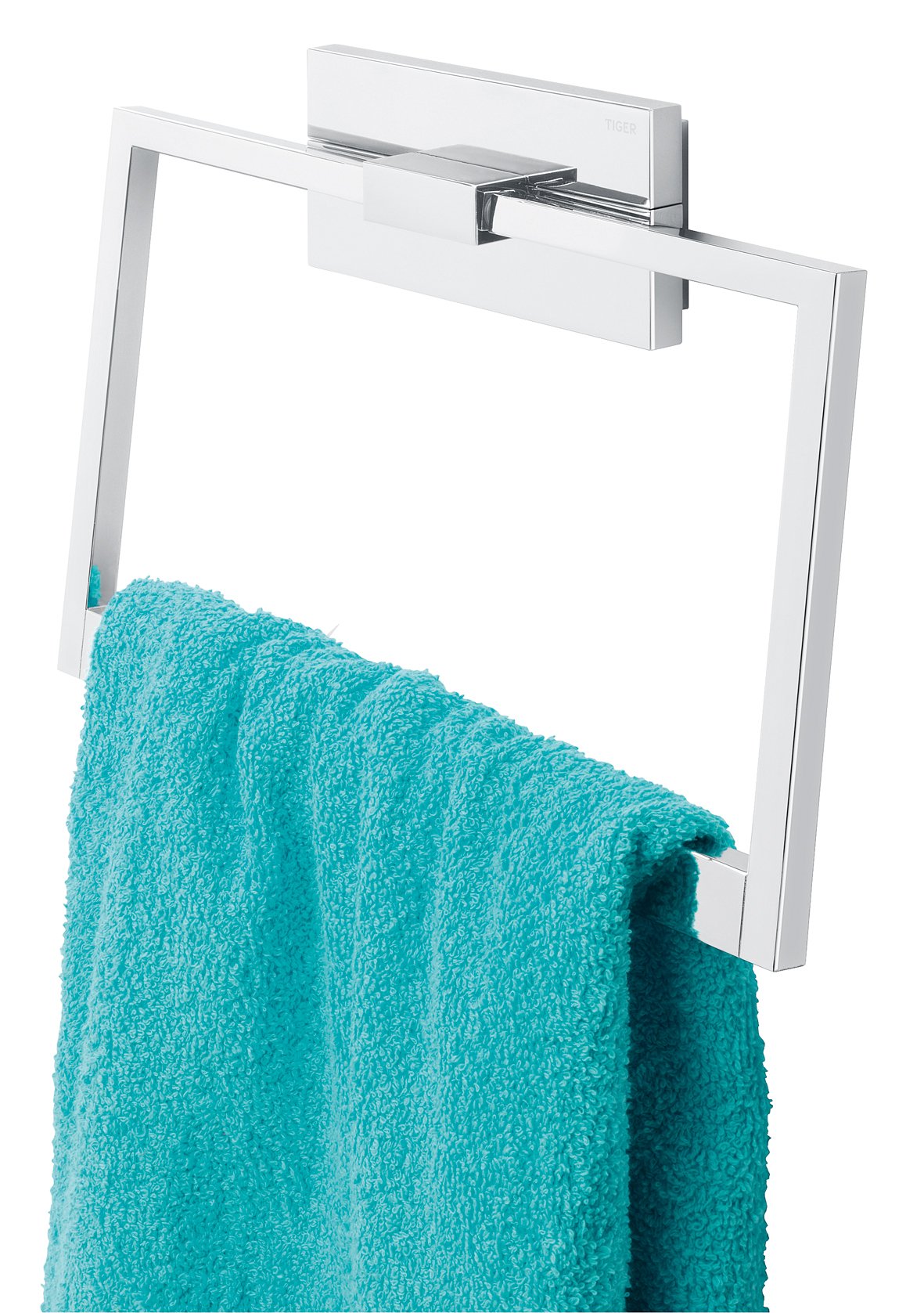 Tiger Safira Towel Ring, Chrome
