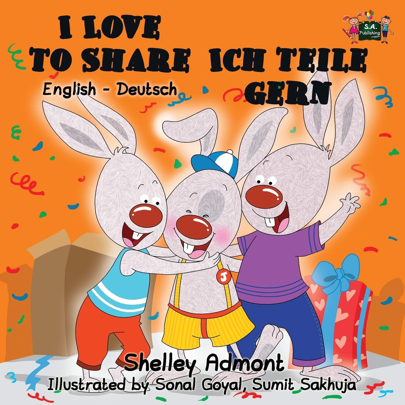 I Love to Share - Ich teile gern: English German Bilingual Edition