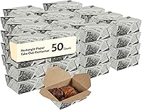 Vista 27 de Restaurantware Contenedor desechable para llevar, 30 oz / #1, negro