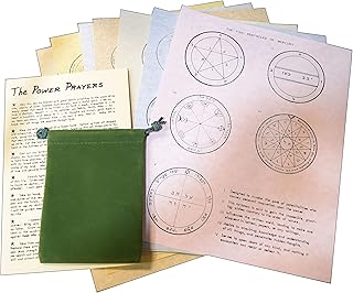 Seal Set Solomon Pentacles with Velveteen Bag