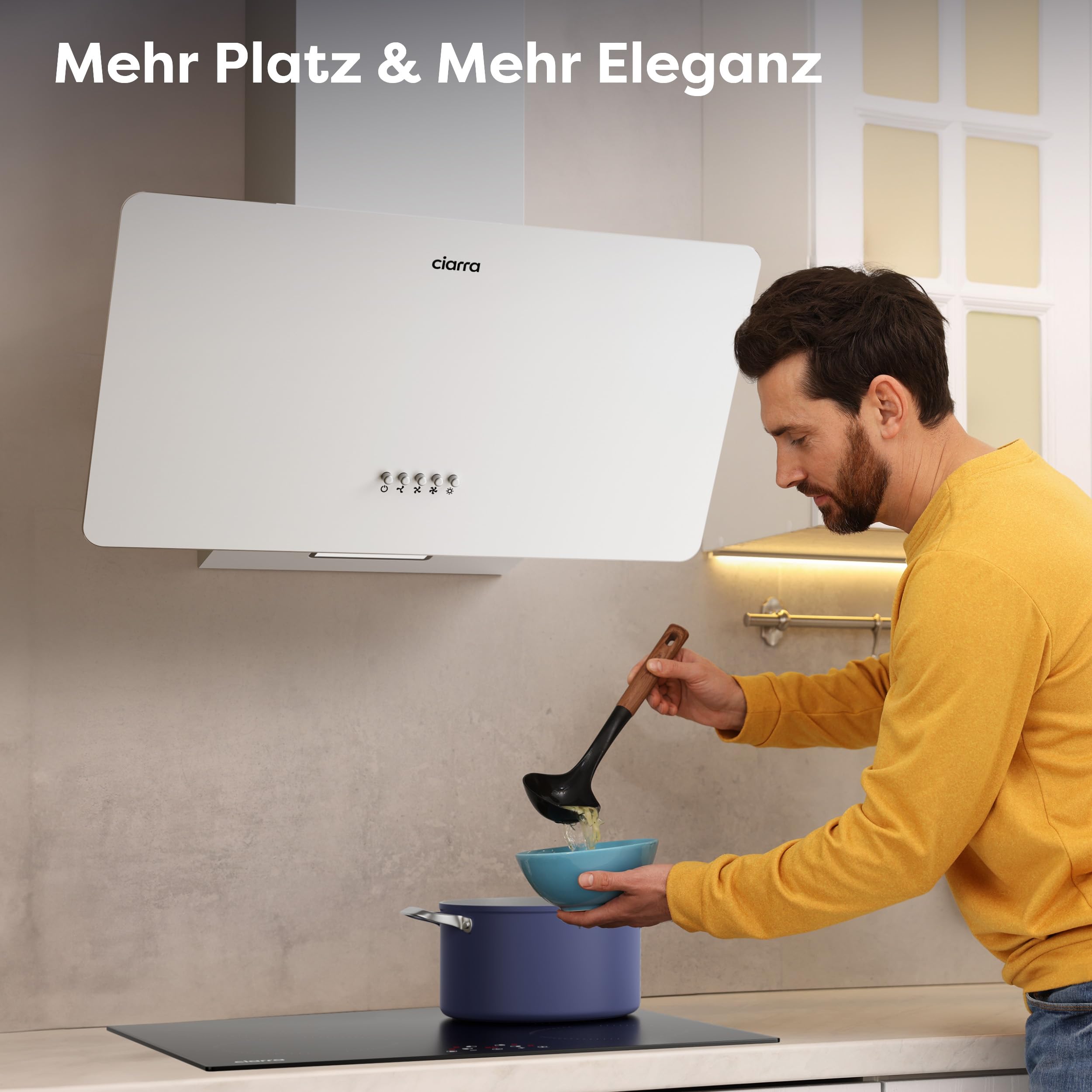 Ciarra Dunstabzugshaube 60cm Abluft & Umluft CAW6750 – Bild 6