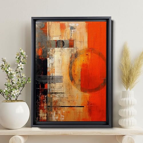Miniatura 5 de Fusion of Vibrance, and Red Modern Painting on Canvas - Fine Art and Acrylic Abstract Painting for Captivating Living Room Wall Decor