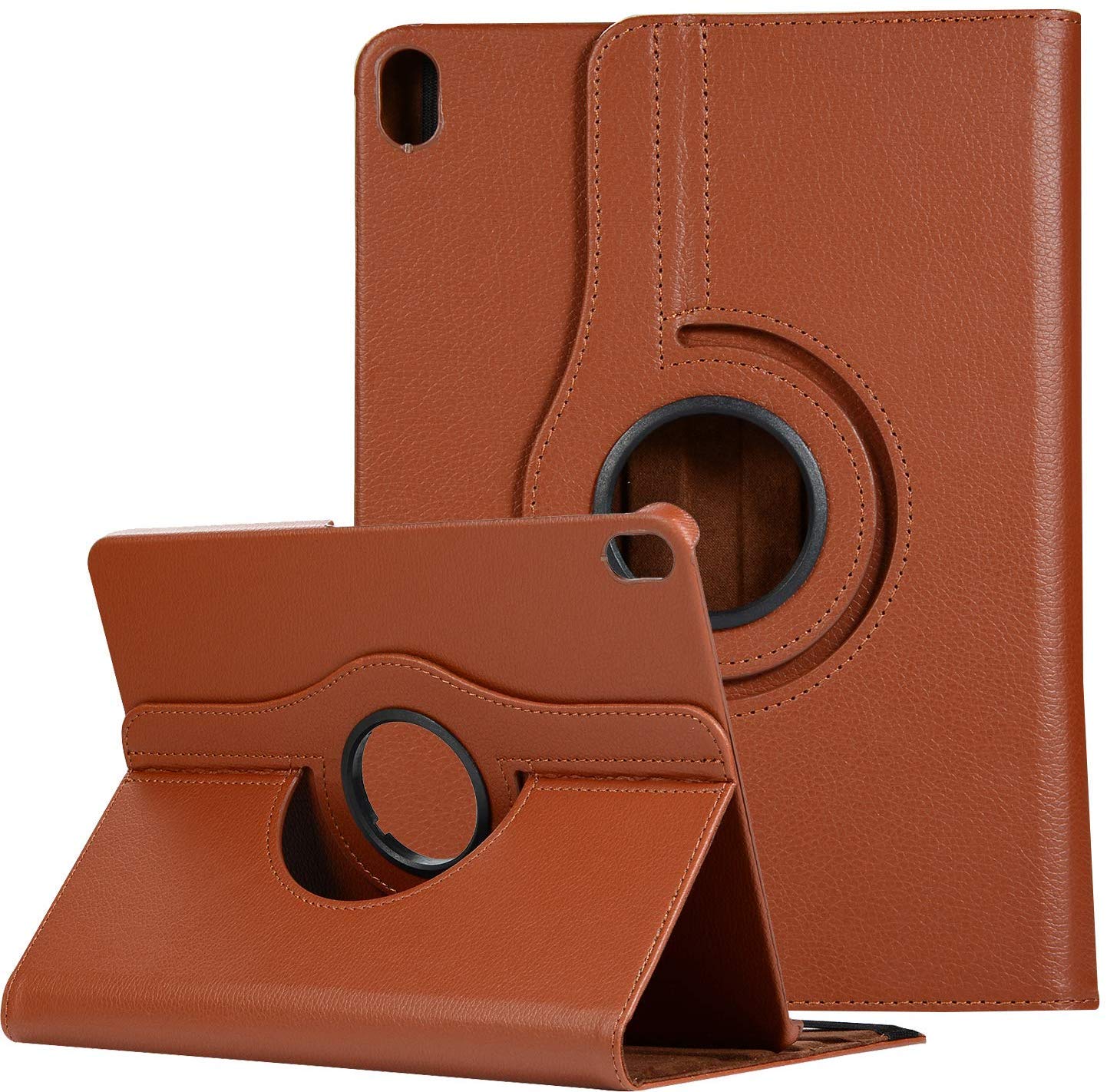 Caseous 360 Rotate Synthetic Leather Flip Cover Case for Apple New iPad Pro 11 Inch (2018 Launch) - Brown (B082YC7KJ6) Amazon Price History, Amazon Price Tracker