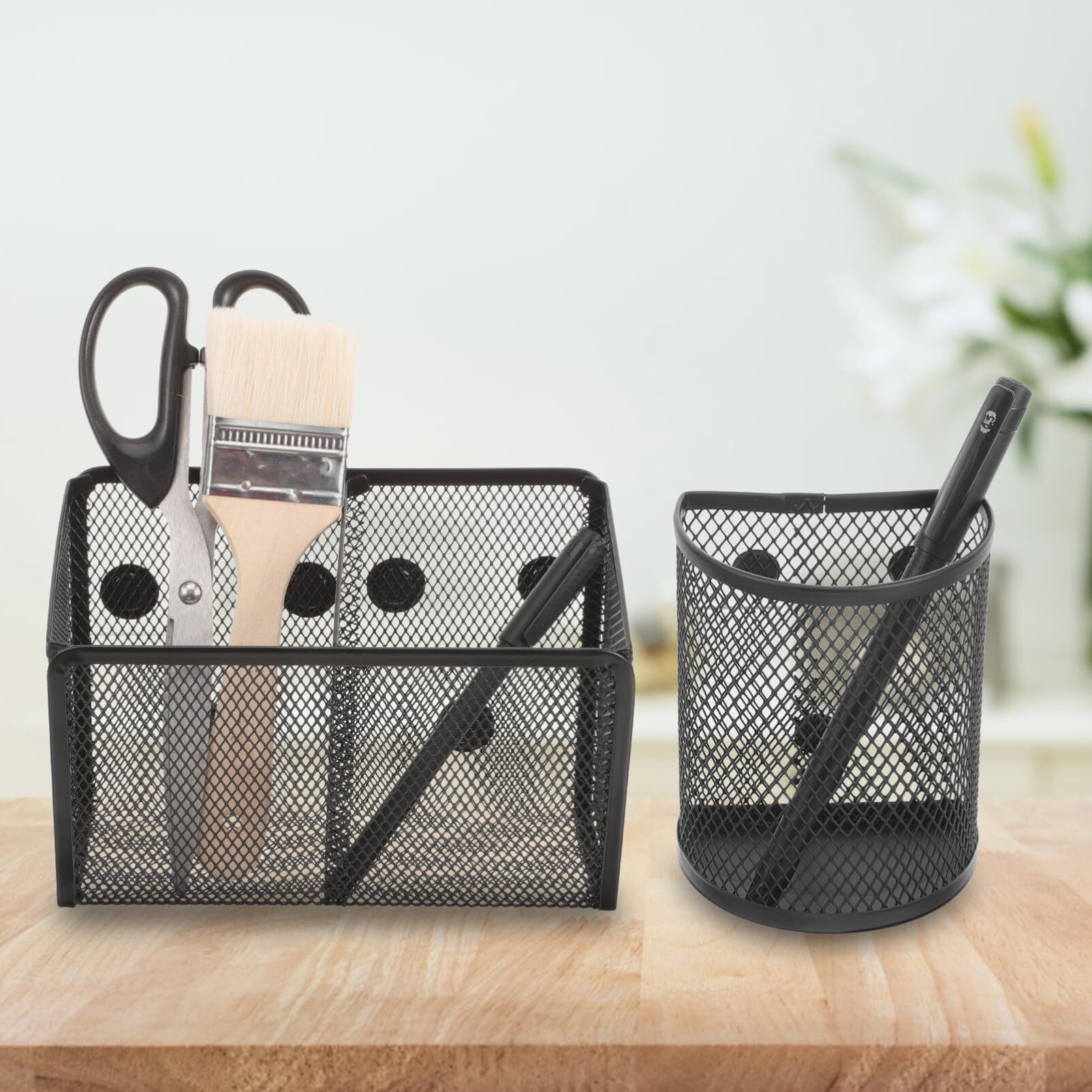 ifundom 3piezas Portaplumas y Caja Organizadores Magnéticos Para Rotuladores De Pizarra white Caja Magnética Para Guardar Material De Oficina Soporte Magnético Para Borradores Para Oficin