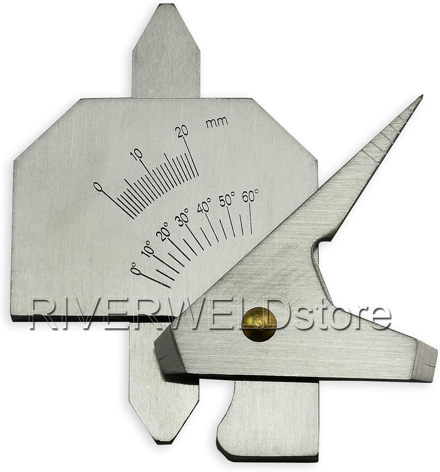 RIVERWELD HJC40 Multi-Function Welding Gauge Inspection Checks Weldment