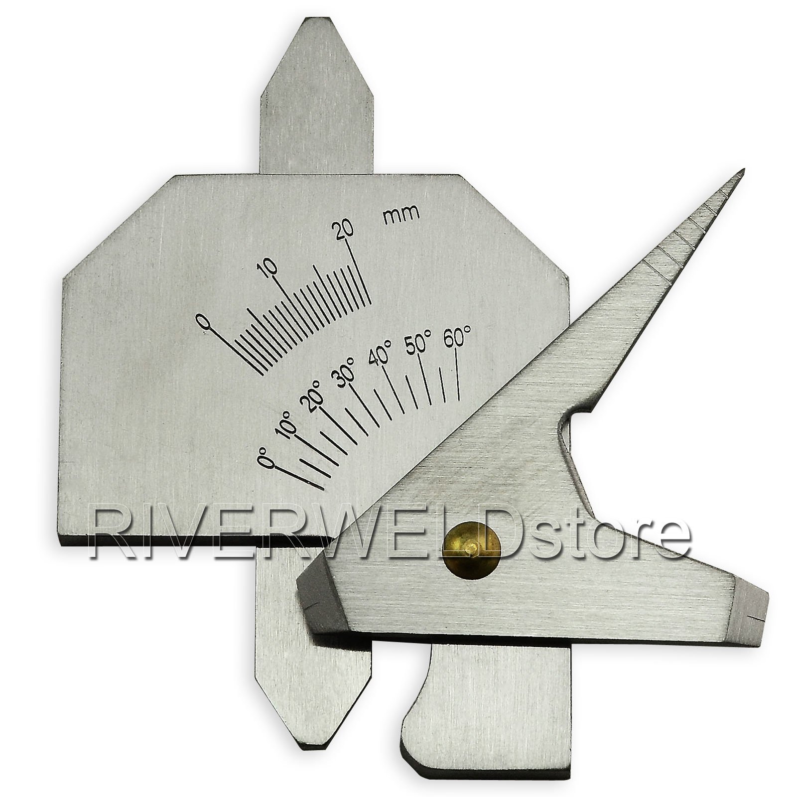 Weld Gauge Welding Inspection Ruler Weld Ruler HJC40 Angle Gauge Fillet ...