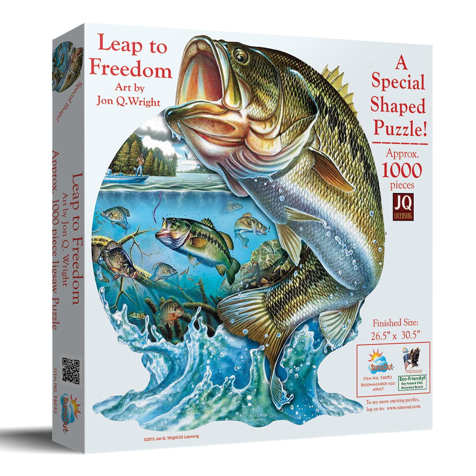 Amazon.com: SUNSOUT INC - Leap to Freedom - 1000 pc Special Shape