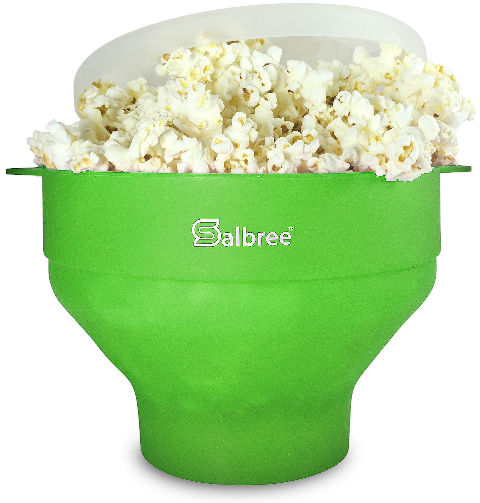 The Original Salbree Microwave Popcorn Popper, Silicone Popcorn Maker, Collapsible Bowl BPA Free (Green)-image-48