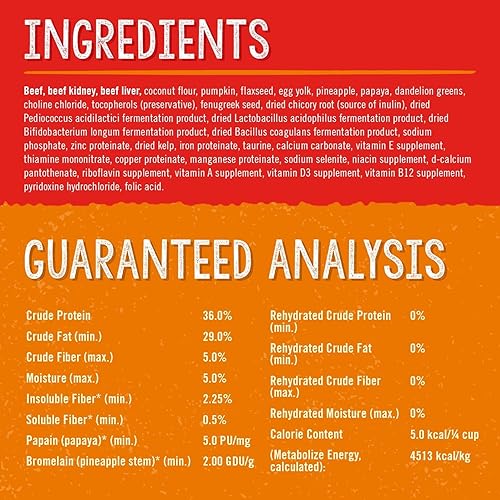 Miniatura 10 de Stella & Chewy's Stella's Solutions - Alimento crudo liofilizado para perros de cordero alimentado con pasto y refuerzo inmunológico, 13 onzas