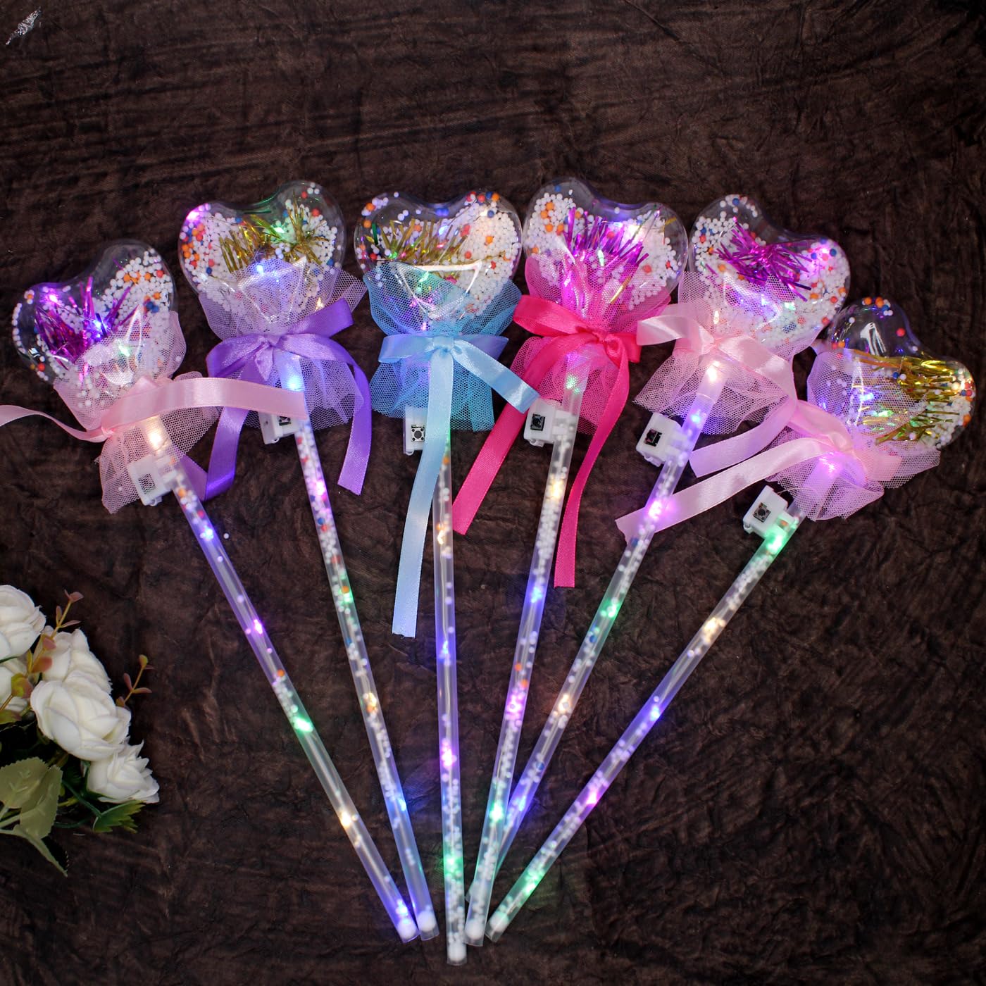 Prime Combo of 2 Pcs 3D LED Lights Heart Stick Wand Light in The Dark Heart Toy with Stick Party Costume Props for Kids Pack of 1 (Random Color) Multicolour (B0B7DXJCKJ) Amazon Price History, Amazon Price Tracker