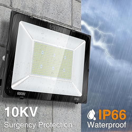 Vista 5 de SOLLA - Reflector led de seguridad para exteriores, 30W-400W