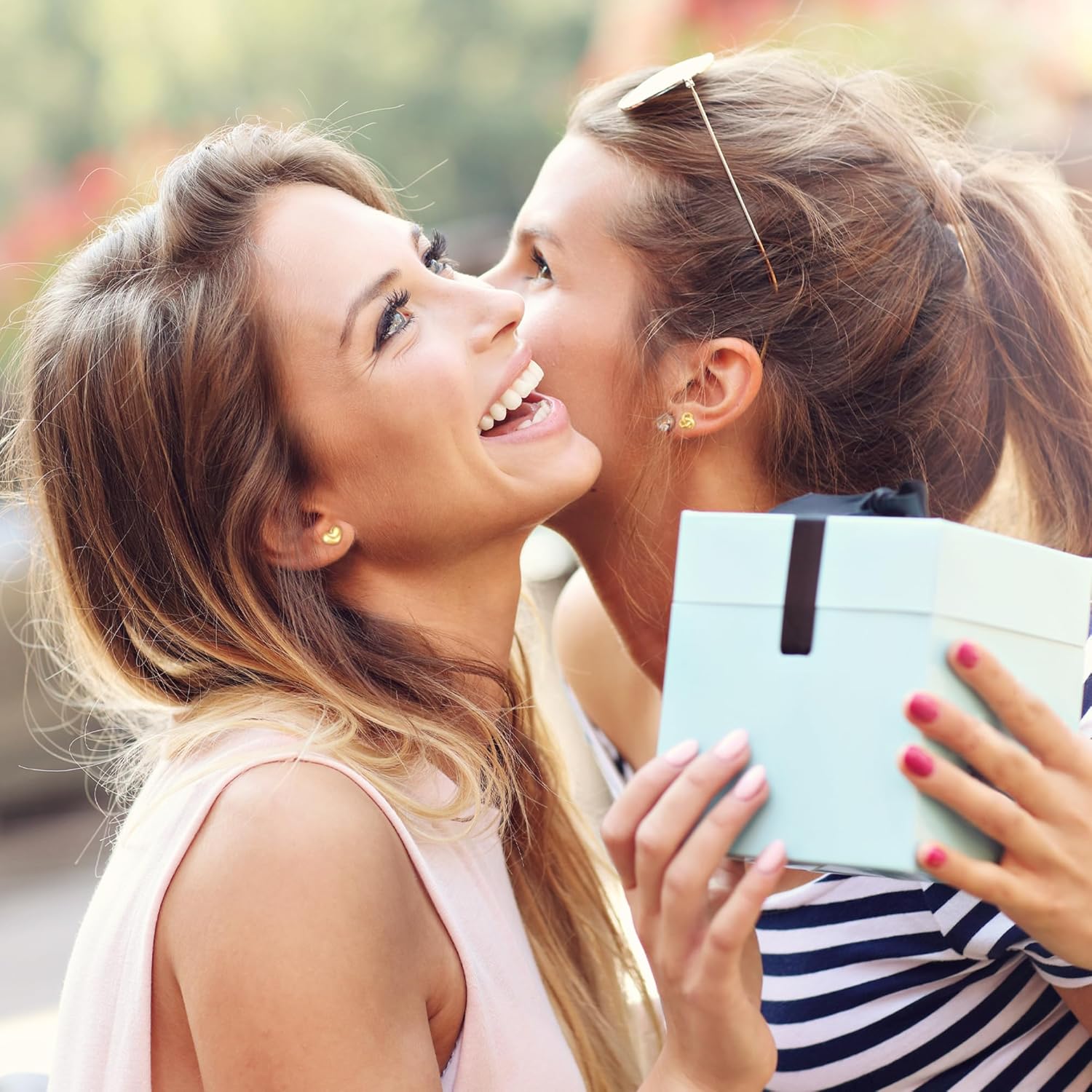 1/3/5 Pairs Small Gold Hoop Earrings for Women,Minimalist Gold Filled cz Huggie Hoop Earrings,S925 18K Gold Plated Hypoallergenic Chunky Hoop Earrings Set for Women - Image 7