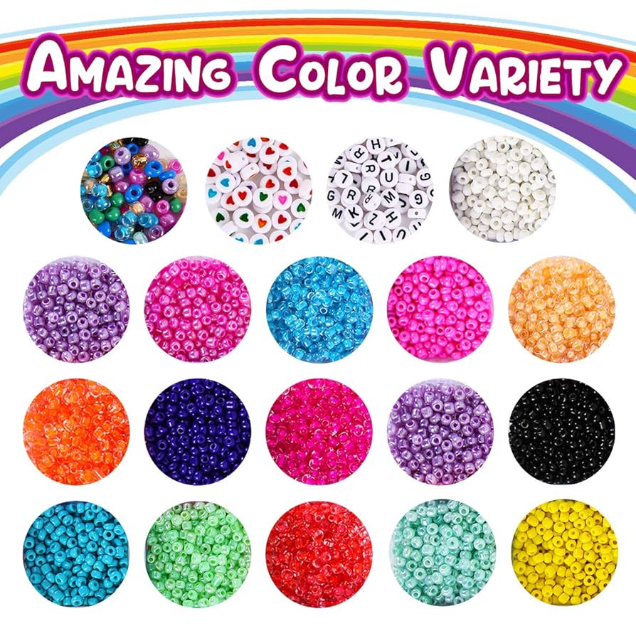 Amazon.com: FunzBo Beads Jewelry Making Kit Beads for