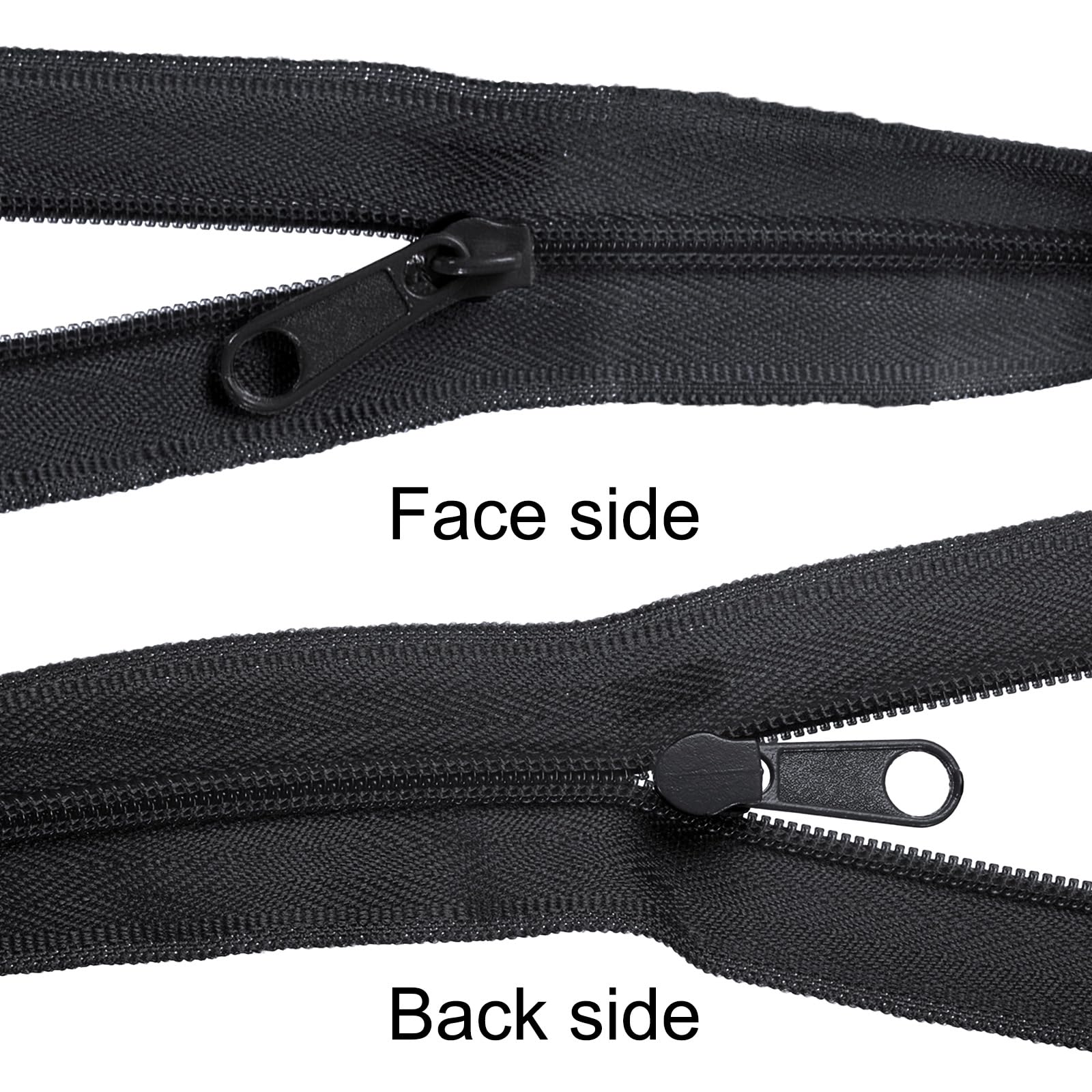 uxcell #3 10 Yards Nylon Coil Zippers - Image 4