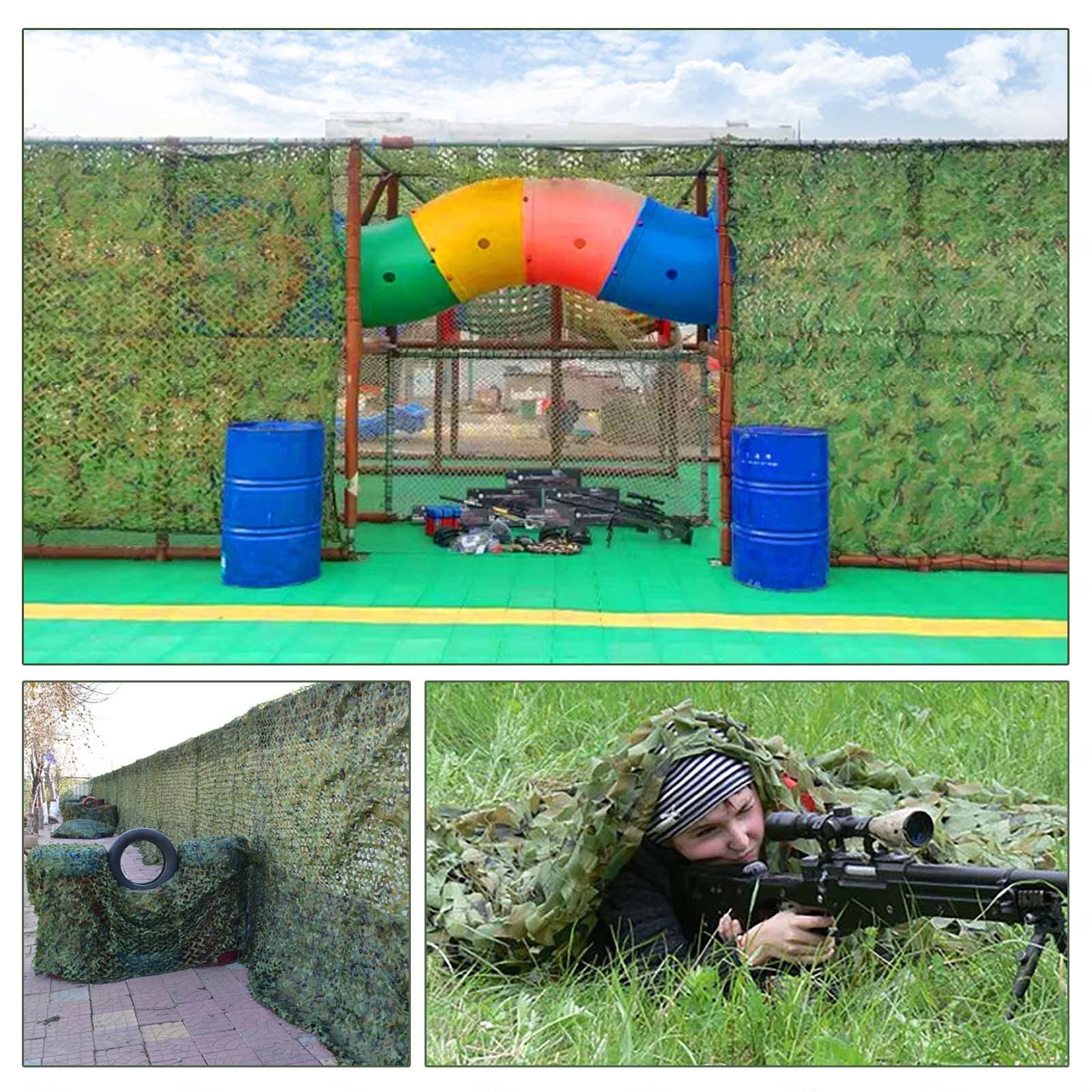 Tarnnetz Bundeswehr,Sonnenschutz Tarnung Netz Für Garten 2×3m 3×3m 3×4m 4×4m 4×5m 4×6m 6×6m,Waldlandschaft Camouflage Netz,Tarnnetz Sichtschutz,Für Camping Jagd Dekoration,Jungle-5x10m(16.4*32.8ft)