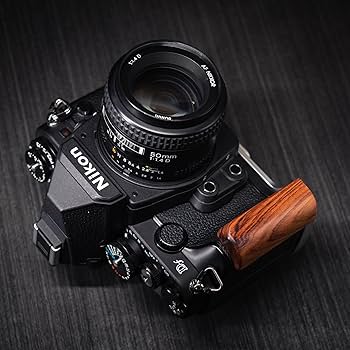 Amazon | 木製ウッドハンドグリップLホルダーニコンDFカメラ合金