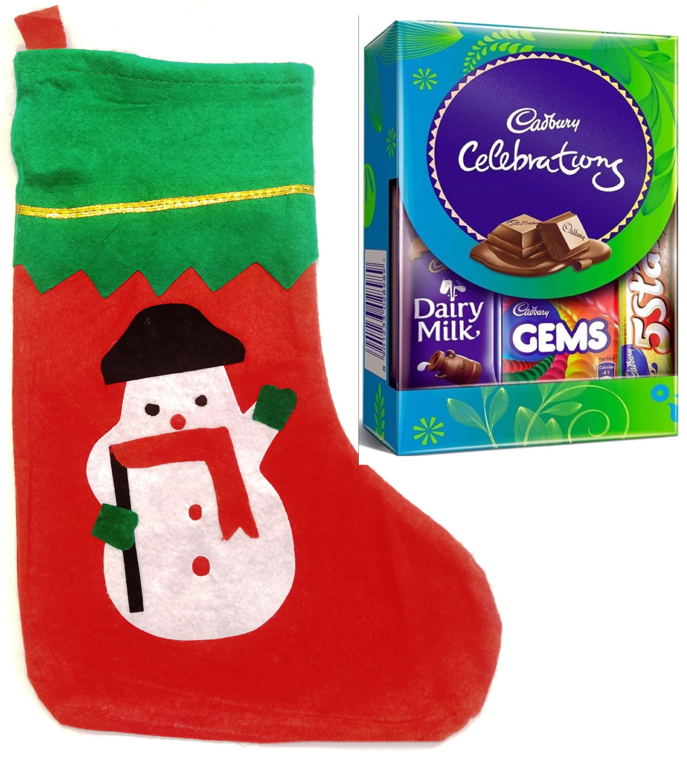 Christmas Gift with Celebrations Chocolate Pack & Santa's Stockings for Kids (Share Message via Gift Options While Ordering)-image-47
