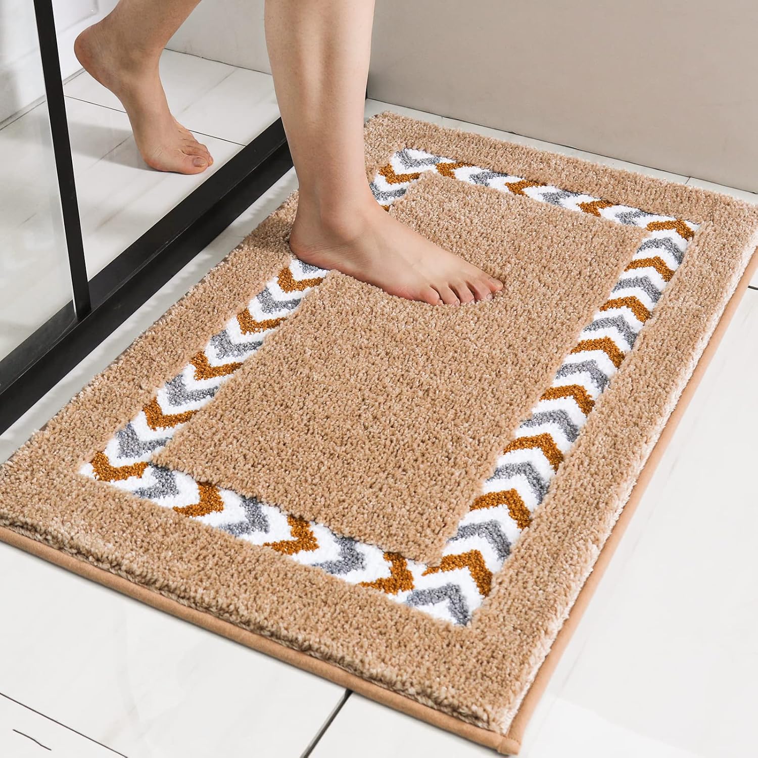COSY HOMEER Extra Thick Bath Rugs for Bathroom AntiSlip